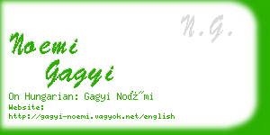 noemi gagyi business card